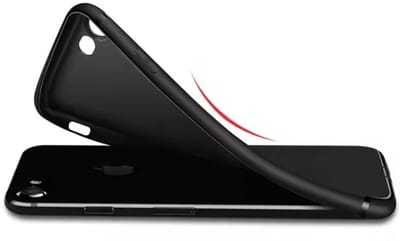 CHPN - Super dun hoesje geschikt voor iPhone 7 en 8 - Zwart hoesje voor iPhone - Backcover - Zwart - Licht en dun
