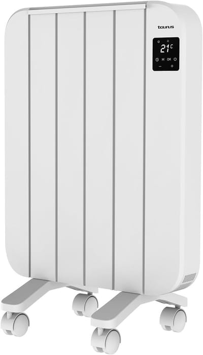 Elektrische Radiator - Verwarmingselement - Snelle Ruimte Verwarming - Stille Werking - 4 Elementen - Wit