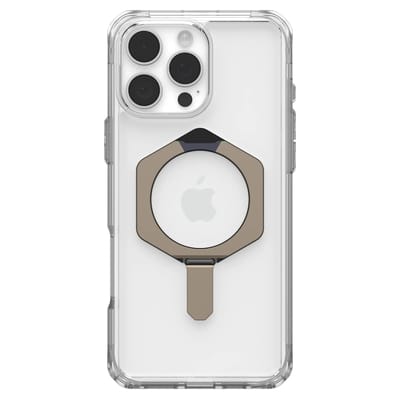 UAG Plyo XTE Backcover geschikt voor MagSafe en kickstand geschikt voor iPhone 16 Pro Max - Clear Titanium