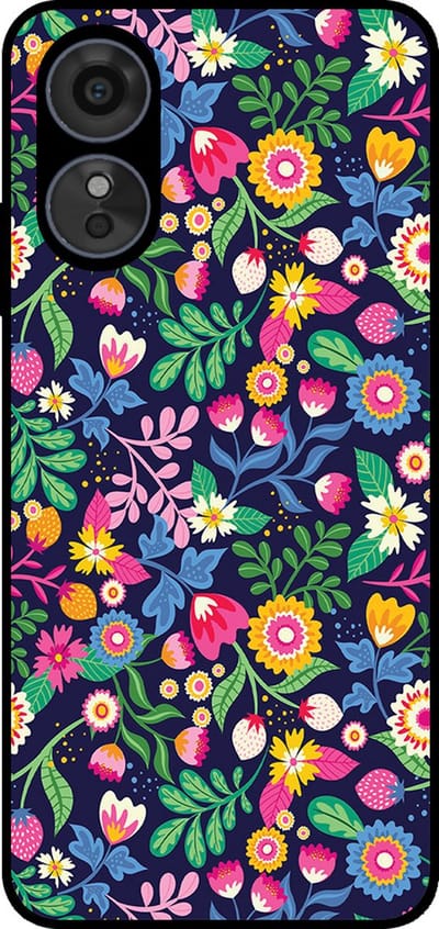 Smartphonica Telefoonhoesje Geschikt voor Oppo A1 / A98 / F23 met bloemen opdruk - TPU backcover case flower design geschikt voor Oppo A1;Oppo A98;Oppo F23