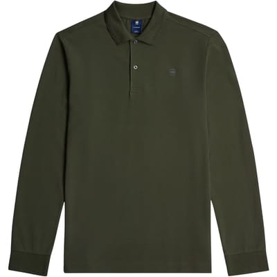 G-star Dunda Slim Fit Lange Mouw Poloshirt Groen S Man