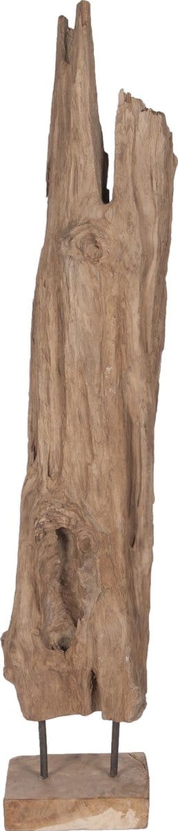 DKNC - Wortel op standaard Madison - Teakhout - 100-110cm - Natuurlijk