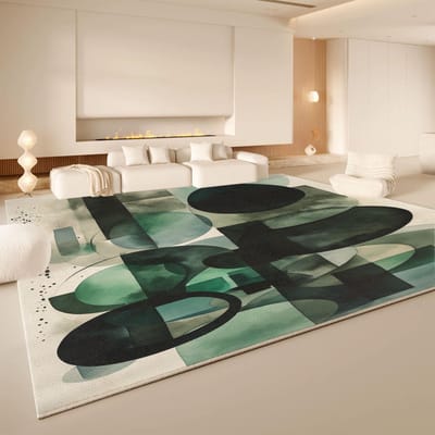 Nordic Luspooltapijt Minimalistisch Modern Klassiek Oversized Tapijt Bank Woonkamer Slaapkamer Kleurecht Huisdecoratie 80*120cm