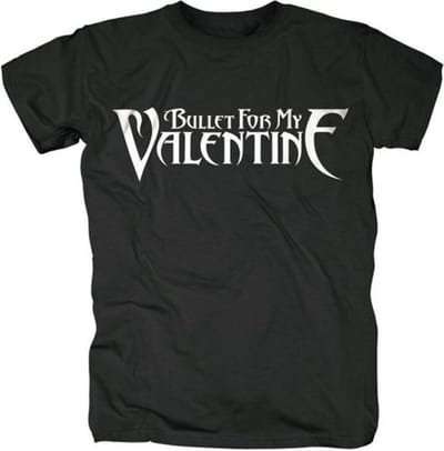 Bullet For My Valentine - Logo Heren Tshirt - S - Zwart