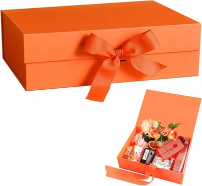 Geschenkdoos met strik 23x17x7cm - Magnetische geschenkverpakking voor verjaardagen en feesten