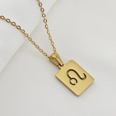 Sterrenbeeld Ketting Leeuw - Stainless Steel Gouden Ketting Dames - Goudkleurig - Cadeau voor Vrouwen - Starlyte