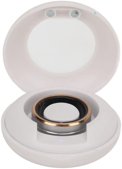 VT Goods - Gezondheidsring - Slimme Ring met Fitnesstracker - IP68 Waterdicht - Fitnessring - Temperatuur- en Slaapmonitor - Geschikt voor Heren en ...