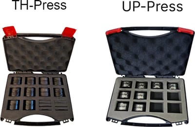Germat GMT 16-32 Klembekken set incl. bijbehorende koffer TH 16-20-25-26-32 + UP 16-20-25-32