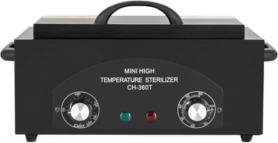 300W sterilizer material nail sterilizer high temperature sterilizer cabinet high temperature timer with indicator and button, ideal for restaurant, kitchen, living room