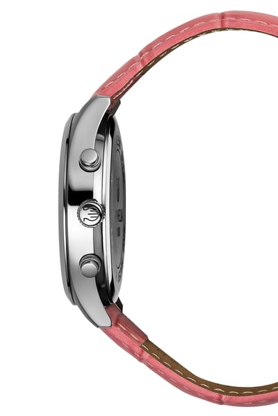 Orphelia Regal OR31801 Horloge - Leer - Roze - Ø 38 mm