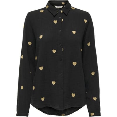 ONLY - ONLNOELLA-MIA L/S KISS SHIRT WVN CS - Meisjes - Blouses