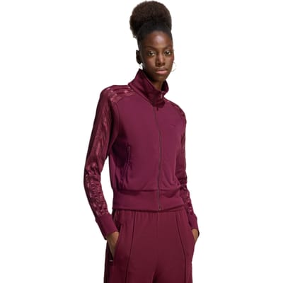 Adidas Firebird Jassen Dames - Rood - Maat L (42-44) - Katoen Jersey