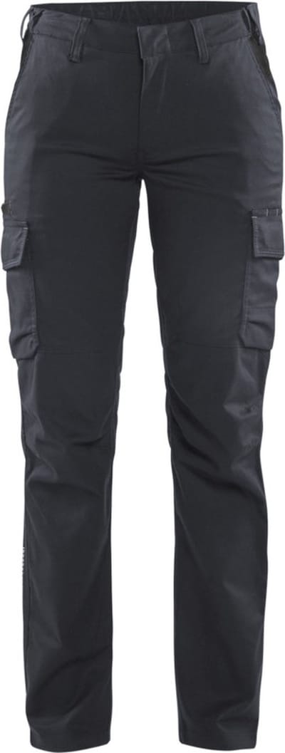 Blaklader Dames industrie werkbroek stretch 7144-1832 - Medium Grijs/Zwart - C38
