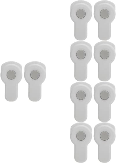 Oven Deurslot - Kinderslot - Keuken Veiligheid - Zelfklevende Installatie - 10 Stuks - Wit