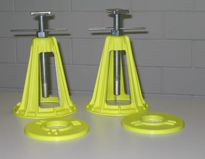 Grizzly Extra assteunen caravan of camper - 1000kg - winterstalling - stabiliseren - waterpas zetten (set van 2)