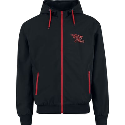 The Rolling Stones Windbreaker - Vintage Tongue - S tot 5XL - voor Mannen - zwart