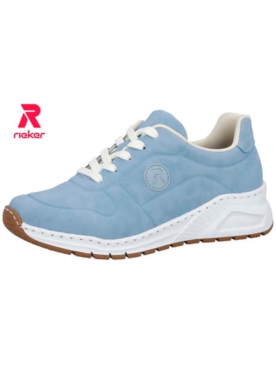 Rieker damesschoenen lage schoenen M4903-12 blauw extra breed