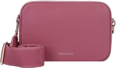 COCCINELLE Leren schoudertas Tebe Crossover Bag Rosewood (rood)paars