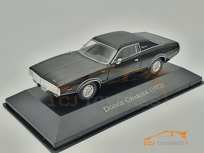 Modelauto Dodge Charger 1972 black - Schaal 1:43