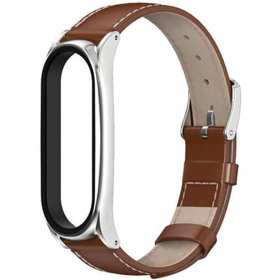 Xiaomi Mi Band 5 bandje leer (bruin)