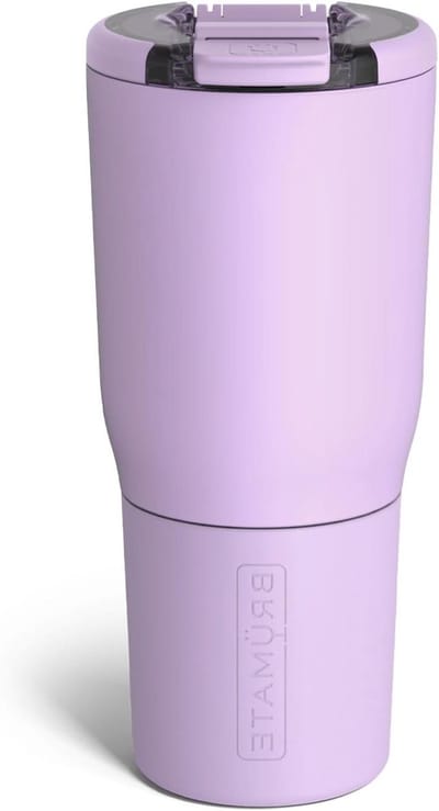 Reisbeker Geïsoleerd - Thermosmok Mok - Dranken Meenemen - Volledig Lekvrij Deksel - 25 oz - Lavendel
