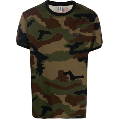 moschino CAMOUFLAGE-T-SHIRT