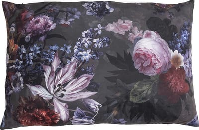 Clayre & Eef Sierkussen 60x40 cm Groen Synthetisch Bloemen