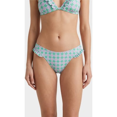 Shiwi V-shape Bikini Bottom Porto Tile Fresh Green Size: 44 | Bikinis Outlet | Dames | Groen