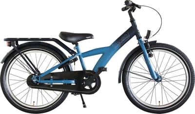 Kinderfiets 20" Kyoso X-Rider met remnaaf - donkerblauw/aqua alleen verkrijgbaar via vakhandel