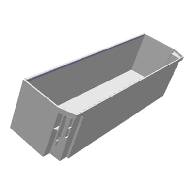 AEG flessenrek, dwarslijst, neutraal, 7902, 429x100mm 140216781017