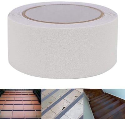 Dailygoods- Veiligheidstape Antislip - PEVA/PU Rubber - Vloertrap/Toilet - 5m/16,4ft Lengte - 50mm/2inch Breedte - Slijtvast/Waterdicht - Antislipstrip