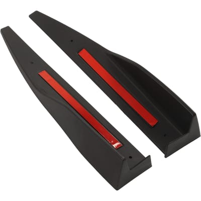 2 stuks Zijschortspoiler Links Rechts Vleugelpaneel Bodykit Vervanging voor Ford Mustang Roush 2015?2019 black