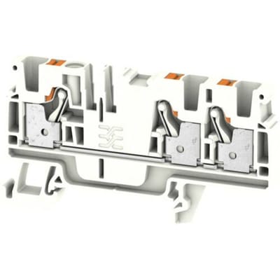 Weidmüller 2051370000 Doorgangsklem 6.10 mm Spanveer Wit 50 stuk(s)