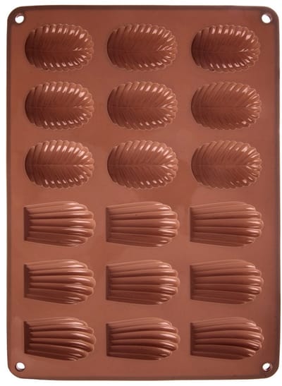 Koekjesvorm en Pralinevorm Silicone Bruin 34x25x1 cm - Bakvorm - Chocoladevorm - Chocolade Vorm - Bakvorm - Fondant - Ijsklontjes - Praline - Snoep