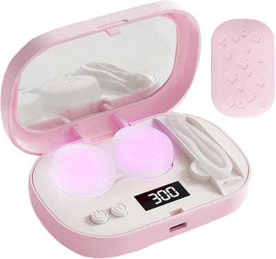 48 kHz Ultrasone Reiniger voor Retainers, 200 ml Reinigingsapparaat voor Retainers, Aligners, Gebitsbeschermers, Opzetborstels en Sieraden