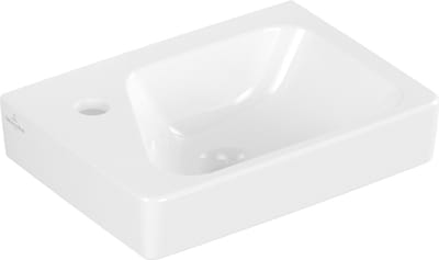 Villeroy & Boch Architectura - Wastafel 36x27 cm, met overloop, kraangat links, alpine wit 43853601