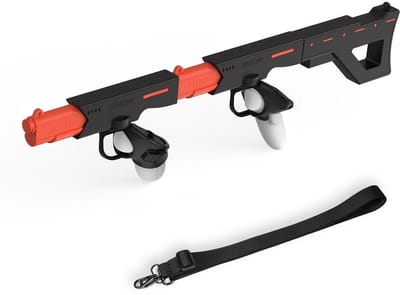 Allecto - Magnetic VR Machine Gun Controllerhouder - 3-in-1 Design - Voor Meta Quest 3 - VR Toebehoren - Innovatieve Bevestiging - Ideaal voor Virt...