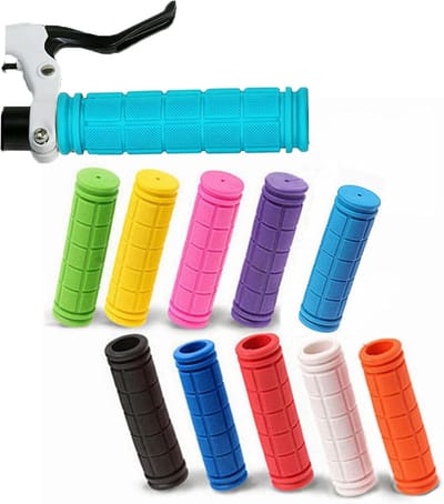 Fietshandvatten Set - Stuur Handvatten - Comfortabel Fietsen - Ergonomisch Antislip - 1 Paar - Rood