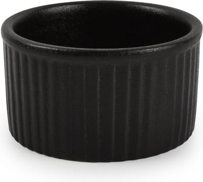 Bonbistro Ovenschaal 8xH5cm zwart Ardo - set/6