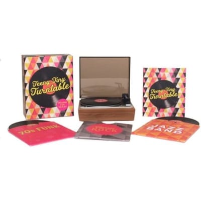 Teeny-Tiny Turntable: Includes 3 Mini-Lps To Play! [with Battery] - Rp Minis - Running Press