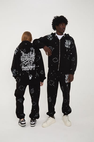 Trainingspak |Trainingspak Fleec - Dikke pak Met capuchon- Mannen Trainingspak Compleet Set jas + Broek XS
