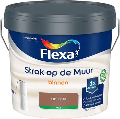 Flexa - Strak Op De Muur Binnen Mat - D0.22.41 - Mengverf - 5 L