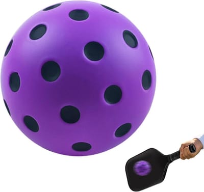 Schuim Pickleball Ballen - Oefenballen Sport - Indoor Outdoor Training - Zachte Constructie - 354 Inch Diameter - Paars
