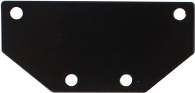 bevestigingsplaatje voor reflector Zwart 9,5 x 4,5 cm