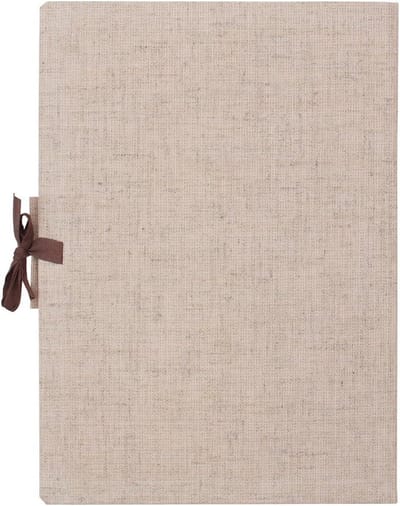 Schetsboek Hennep Cover - Tekenen Blok - Artistiek Ontwerp - Duurzame Hennepvezels - B5 Formaat - Beige