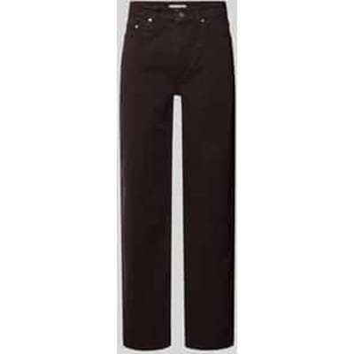 Straight leg jeans van puur katoen