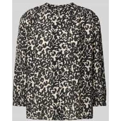 Regular fit overhemdblouse in kreuklook, model 'Famelia'