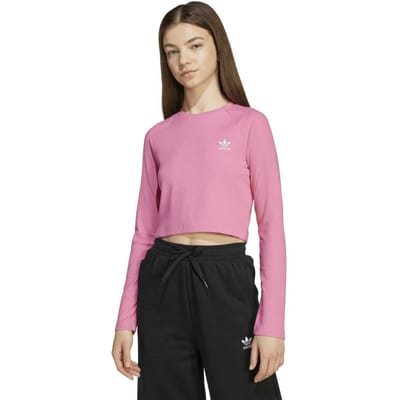 Adidas Originals Rib Crop Long Sleeve Long-sleeve Top Kids Taglia: 152 | Abbigliamento Sportivo Outlet | kids
