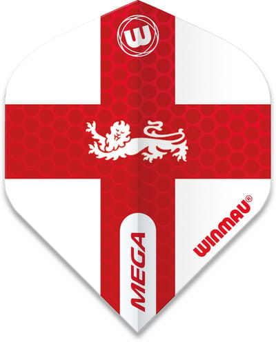 Winmau Mega Standard England dartvluchten