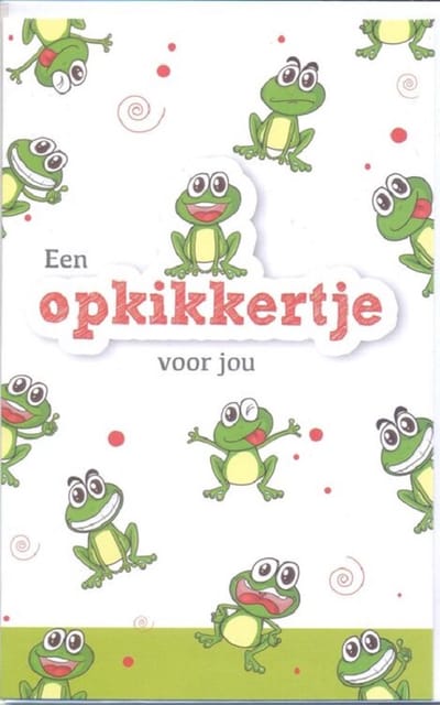 Wenskaart Een opkikkertje voor jou - Gratis verzonden - D13706
